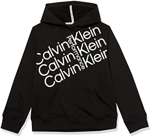 Hoody Calvin Klein Girls' Performance Sport с качулка за момичета