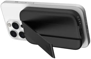 URBAN ARMOR GEAR U от UAG Магнитно Безжично Преносимо зарядно 18 W Power Bank 4000 mah, USB-C Бързо Зареждане на Външен Резервна батерия със стойка, Съвместима с iPhone 14, Galaxy S23, Lucent Black