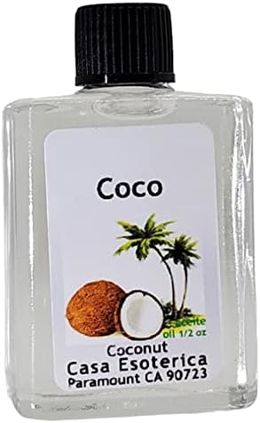 Масло за духовно помазване Magick Space -(Coco Aceite) Кокосово масло за духовно пречистване - 0,5 течни унции (1 опаковка)