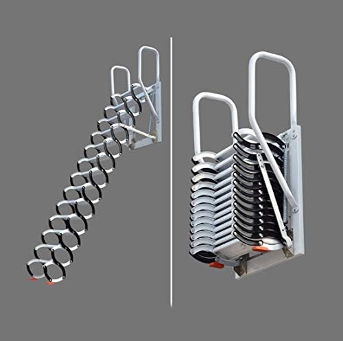 Чердачная стълбище с ножица от неръждаема стомана, Z6 / Универсална Сгъваема телескопична стълба от алуминиева сплав (сплав: