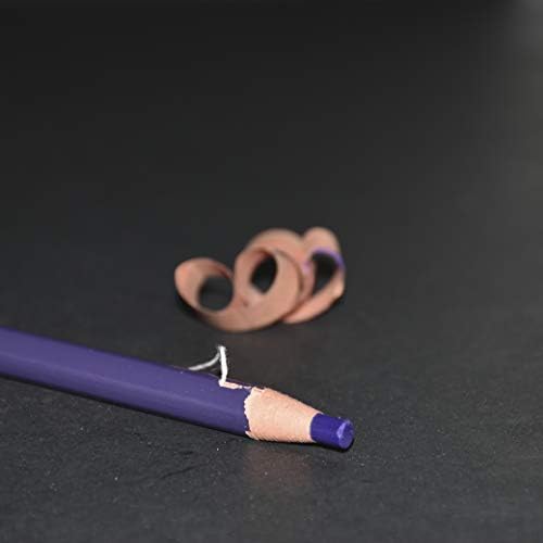 Порцеланов маркер Carmel, Кутия от 12 броя (различни цветове), Смазочен молив в съвсем малък, Восъчни молив и хартия обертке за маркиране на гладки повърхности, включите