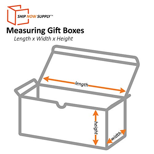 Изпрати Сега подаръчни кутии SNGB126K ширина 12 x 6 см, височина 6 см, дължина 12 инча, Крафт (опаковка по 50 броя)
