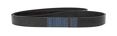 Клиновой колан D&D PowerDrive 510K1 Поли, 1 Лента, Гума