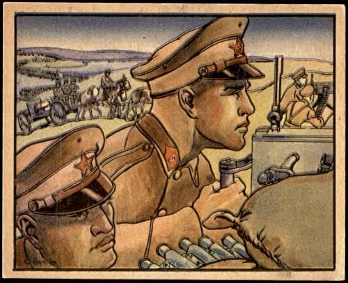 1938 Ужасите на войната # 241 Руските войски нахлуват на територията, на която претендират, че японците (пощенска Картичка) (Без промоционални ръчен печат или обратна н?