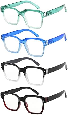 Eyekepper 4 Опаковки Големи очила за четене за Жени - Женски Ридеры в Голяма рамка