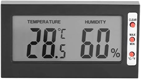 JAHH Стаен Термометър, Дигитален Влагомер, Термометър за стая, Сензор за Влажност на въздуха, Дигитален Влагомер, Влагомер, Цифрова