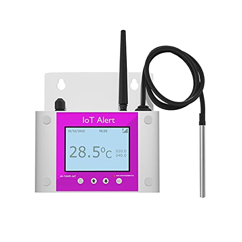 Безжичен монитор температурата в сървърни помещения (SMS + email + Облачен хостинг) за хладилната верига за Съхранение на семена, складове,