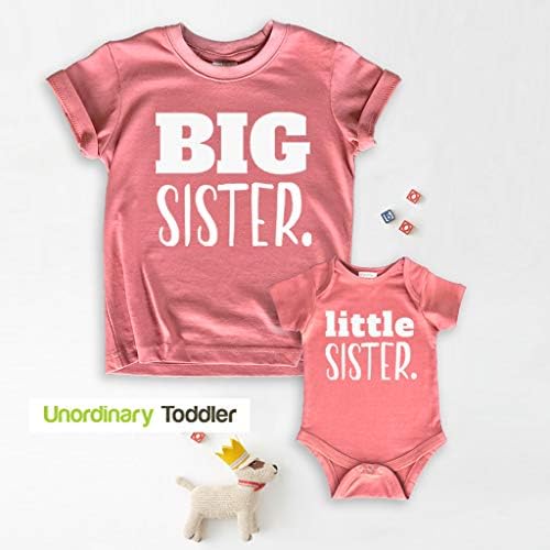 по-голяма сестра, по-малка сестра, подходящи тоалети, риза, подарък за момиче, комплект за новородено