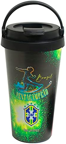 FanasShop Изолирано Кафеена чаша - Вакуумно Пътна Чаша От неръждаема стомана - Чаша за чай, Предназначени За световното Първенство по футбол