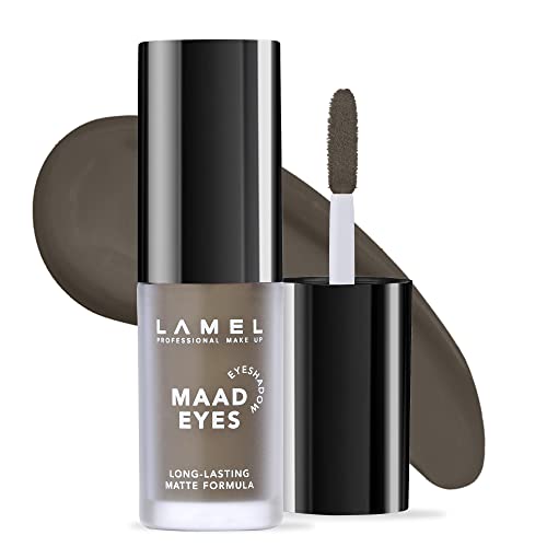 Liquid матови сенки за очи Lamel: Высокопигментированные и устойчиви - бързо съхнещи, хипоалергенни - Крем и гладка формула Лесно се нанася,