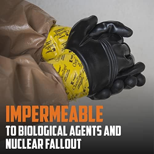 Защитни ръкавици MIRA Safety NC-11 CBRN | за Многократна употреба Химически Устойчиви Тежкотоварни Промишлени Работни Ръкавици |