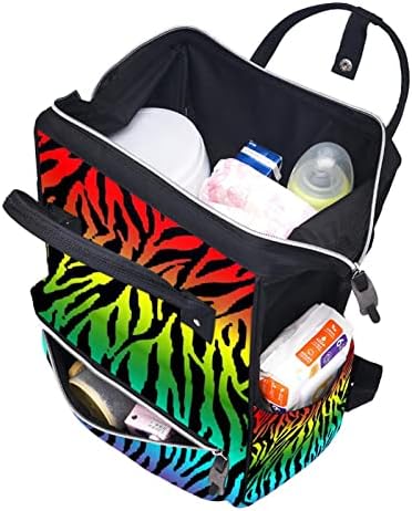 Пътен Раница GUEROTKR, Чанта За Памперси, Рюкзачные Чанти за Памперси, Цветни, шарени принт под формата на зебра