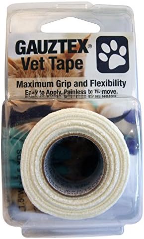 Защитна лента-Tex Pink ширина 1 1/2 инча за ветеринарни лекари - Самозалепващи дишаща марля, за нескользящего улавяне и защита на рани