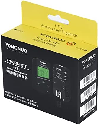 Комплект YONGNUO YN622N II YN-622N-TX Безжичен Контролер светкавица + Задейства светкавицата на Камерата YN622N II, E-TTL Transcevier Безжична