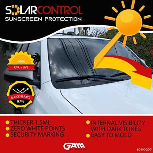 Автомобилна филм за оцветяването на прозорци GAMA AUTOPARTS 20 X 100 метра, нано-керамични ролка сенки, универсална защита от ултравиолетови лъчи, защита от слънцето и драск?
