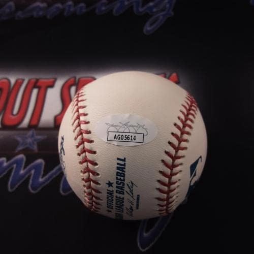 Истински Бейзболен топка С Автограф от Tino Мартинес JSA - Бейзболни Топки С Автографи