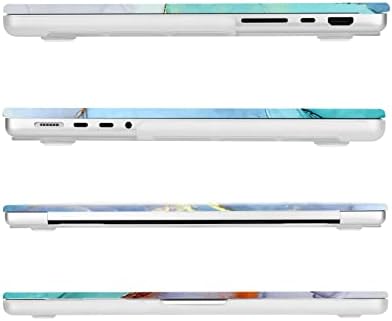 MOSISO е Съвместимо с 14-инчов корпус MacBook Pro 2022 2023 2021 година на издаване M2 A2779 A2442 M1 Pro/Max с чип Touch ID, пластмасов