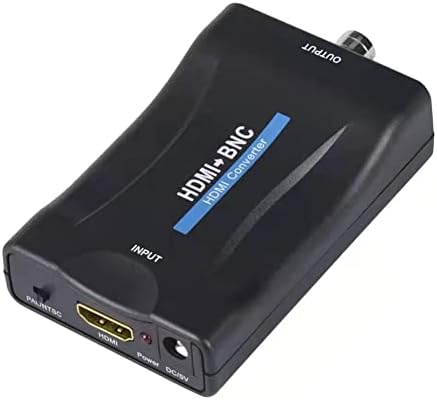 Конвертор HDMI в BNC Адаптер -HD за Цифрово видео с Клъстер Коаксиальным конектор BNC, алуминиеви композитни панели кутия с Аудиовыходом 3,5 мм за PS3 PS5 DVD DVR Камера за Сигурн