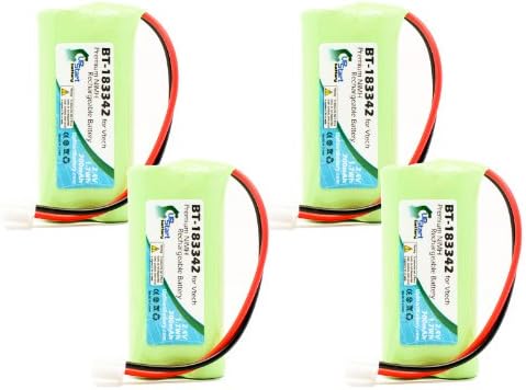 4 Комплект - Смяна на батерията Plantronics Калисто PRO - Съвместим с акумулаторна батерия за безжичен телефон Plantronics (700 mah