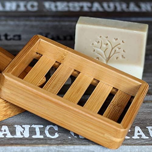 ZCMEB Дървени Естествени сапун ястия Притежателя на Тавата За Съхранение на Сапун Поставка За Чинии Преносим Контейнер Кутия