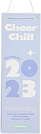 BVSPA Светло-Син Стенен Календар 2023 Настолен Календар 2023 Окачен Календар Записываемая Бележка Откъсване Офис Календар Орнамент