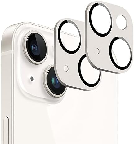 Защитно фолио за обектива на камерата SaharaCase ZeroDamage FlexiGlass HD [2] за Apple iPhone 14 и iPhone 14 Plus (2022) Защита от надраскване