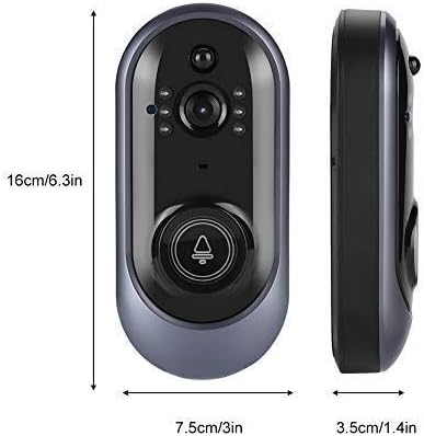 Интелигентна Камера за сигурност CFSNCM за Видеодомофон с функция за откриване на движение PIR, за Нощно виждане, на двустранния