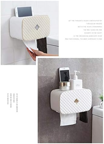Държач за Тоалетна хартия FXBZA Монтиране на стена Многофункционален Държач за Тоалетни Ролки Самоклеящийся Водоустойчив Опаковка