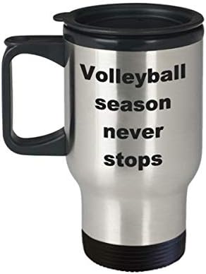 Волейболно Пътна Чаша – Забавно Саркастическая Идея за Подарък От Новост утайка от чаша за Чай От Неръждаема Стомана