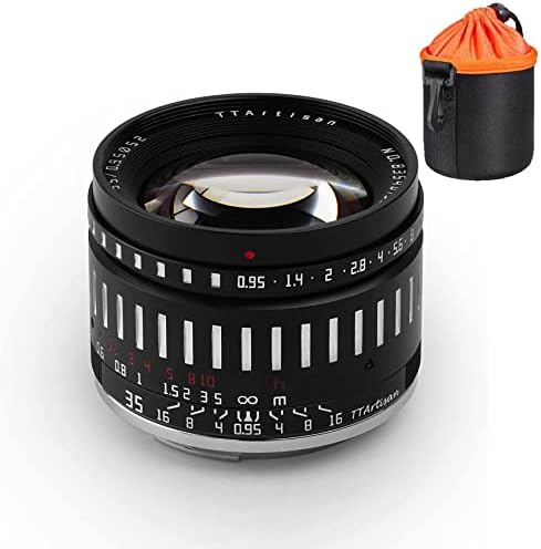 TTArtisan 35 мм F0.95 APS-C Обектив за беззеркальных камери с ръчно фокусиране с голяма бленда, Съвместим с Nikon Z-Mount ZFC Z50 Z30