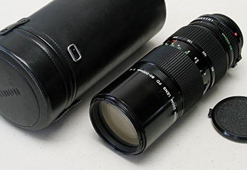 Canon FD 80-200 мм F/4 супер телефото обектив с увеличение и удлинителем