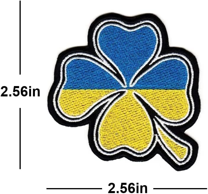 4шт Украински Флаг Удрям Украински Тризъбецът на морала Бродирани Апликации Нашивка за Кепок Чанти Жилетки униформи Емблемата