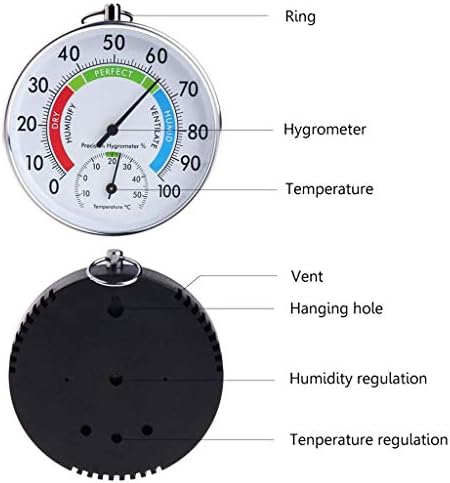 JAHH Стаен термометър Стаен термометър - Температура на хладилника и влагомер могат с висока точност