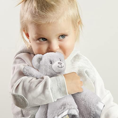Защитно Одеяло BEILIMU Bear и Атласное Детско Одеало за Момчета и Момичета, бебешка Количка, Бебешко Кошче (безплатно), Подаръци за Душата, Сиво, Тъмно синьо
