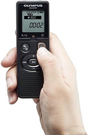 Цифров диктофон Olympus VN-541PC с рекорд едно натискане на бутон, функция за намаляване на шума, памет 4 GB, запис на четири сцени,