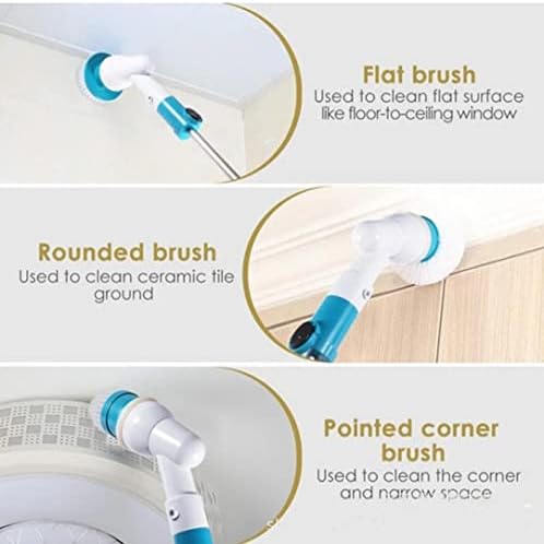 Електрически Отжимной чистач – идеален за използване с почистващ средства - Четка-за остъргване или Чистящая четка за почистване на домакински