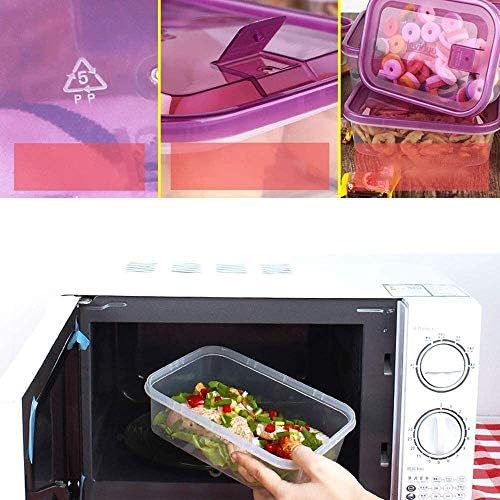 Комплект кутии за съхранение на avavofo Bento Lunch Box от 17 теми, правоъгълна пластмасова кутия за съхранение в хладилник, фризер от хранителен материал PP5, обяд-бокс с подгр?