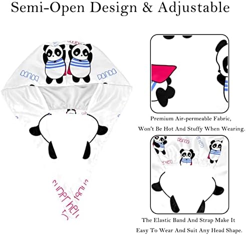 2 Опаковане на Работната Шапки Panda Rainbow с Бутони, Регулируеми Шапки, Шапки за Жени и Мъже