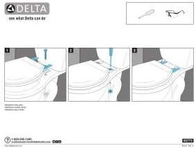 Седалка за тоалетната чиния DELTA 800903-WH Morgan Кръгло Предното Стандартно Закрывающееся с Нескользящими Бортиками, Бяло