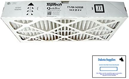TopTech TT-FM 1425QB QuickBox (R) Въздушен филтър TechPure TTFM1425QB 14x25x4, висококачествен OEM тонер касета 14 25 4 в пещ