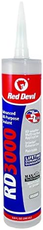 Red Devil 098712 0987совершенный Универсален Уплътнител, 12 опаковки, Прозрачни
