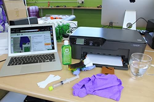 Комплект за почистване на печатащата глава за принтер на Canon, Hewlett Packard, HP Deskjet Officejet Photosmart - 5 мл