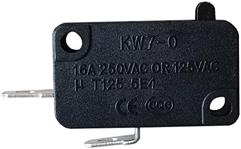 Комплект от 2 теми KW7-0 Микропереключатель Крайните Прекъсвачи Завъртане на Ключа за микровълнова печка 1NO 16A 125AC/250VAC 5E4 CE CQC