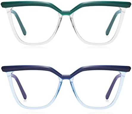 bullabulling Очила за четене в рамка за вежди дамски очила за четене оптични модни дамски блокер сини светлинни компютърни очила