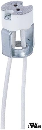 Двухконтактный галогенный конектор B&P Lamp® от порцелан, подходящи за G4, G5.3, GX5.3 и G6.35