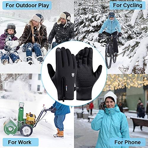 Зимни Ръкавици GORELOX за мъже и жени, Топлинни Ръкавици за студено Време, вятър доказателство, Водоустойчив, Запазването на Топлина Ръкавици