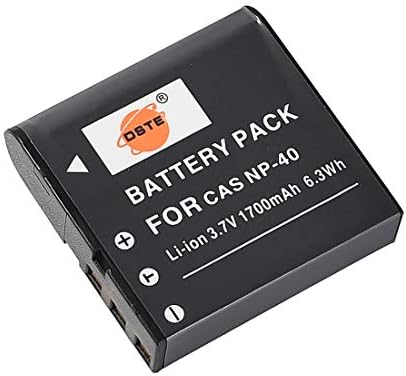 Подмяна на DSTE за 2X батерии NP-40 + DC73 Адаптер за пътуване и зарядно устройство, Съвместим с Casio EX-FC100 FC150 FC160S Z400 PRO