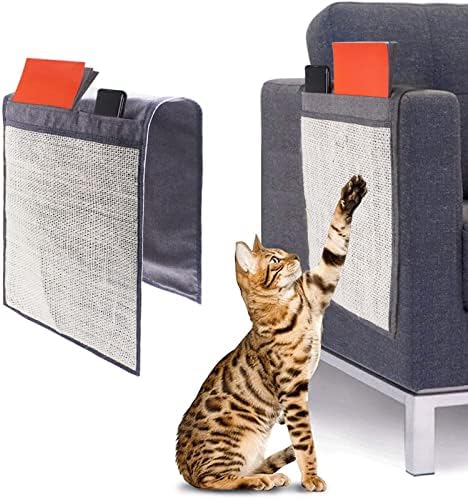Подложка за котешки драскотини, Защита мебели От повреди кошачьими нокти, Изработени от сезал, е трайна и няма мирис, Защита мебели