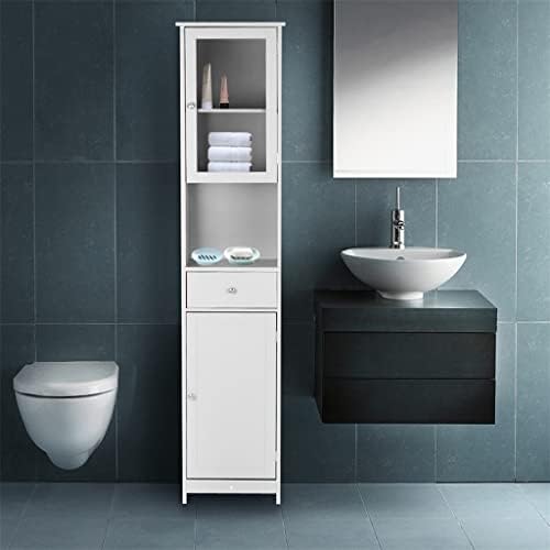 N/A Шкафове за баня, Шкафове за съхранение в банята, Мебели за баня от Съвременните Дървени подови шкафове с врати и чекмеджета (Цвят: