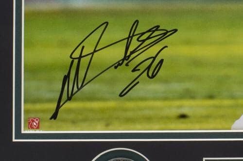 Майлс Сандърс Подписа Снимка на Philadelphia Eagles 16x20 в рамката на JSA ITP - Снимки NFL с автограф